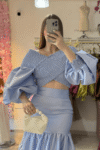 VESTIDO GALA VOLUMENES AZUL 1