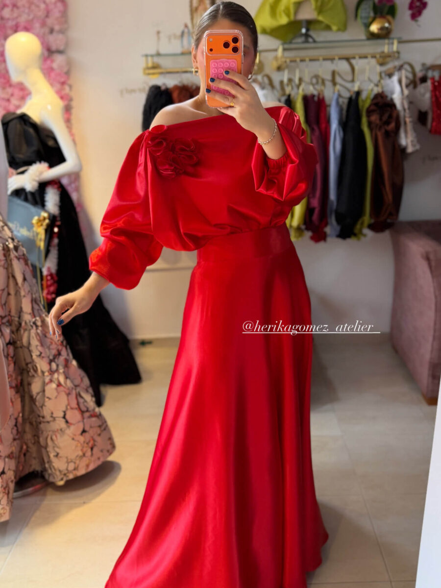 CONJUNTO GALA MAXI CAMELIAS