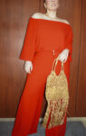SET CAPRI DRAPEADO ROJO