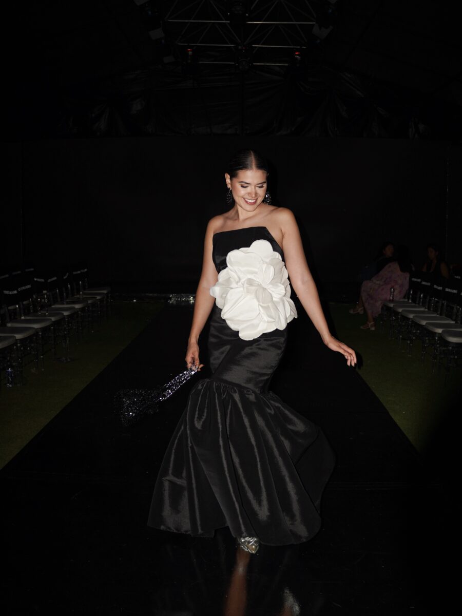 VESTIDO CORSÉ MAXI FLOR
